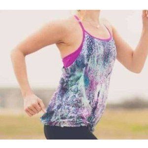 Women's Fabletics Norwalk Active Running Tank Built In Sports Bra Size Medium